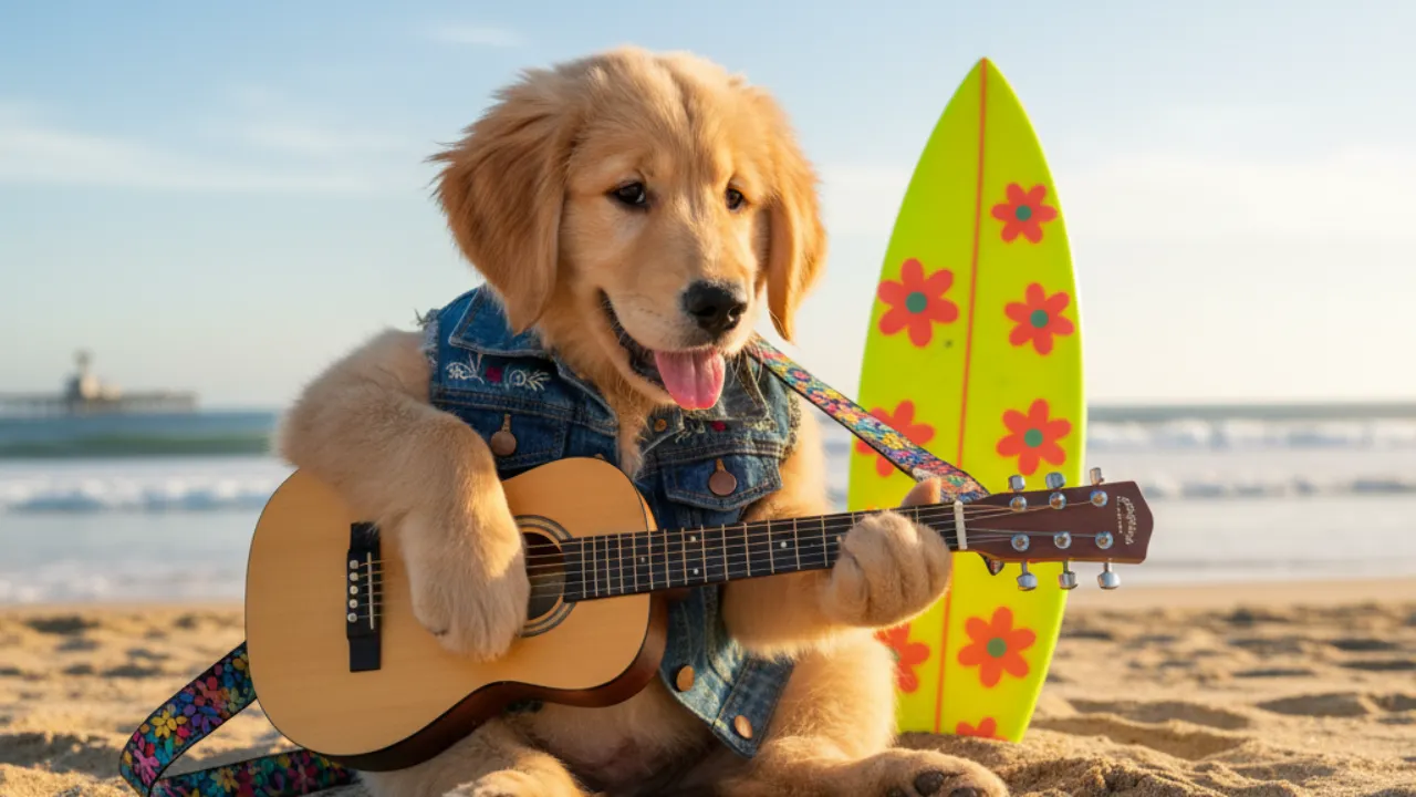 Riff the Radical Surfing Pup
