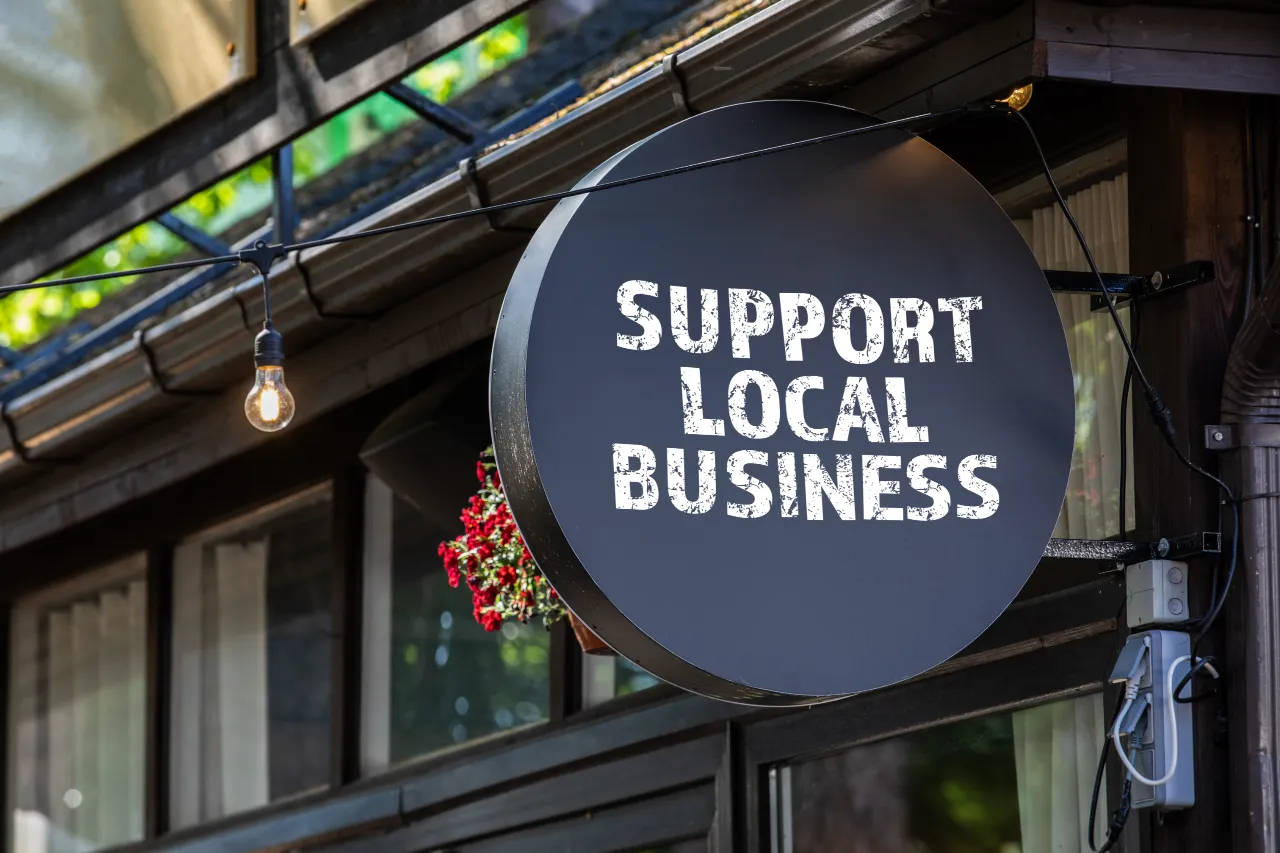 Support local businesses